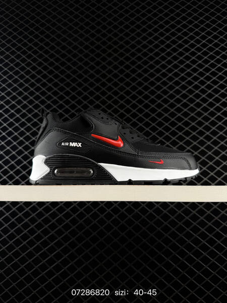 Nike Air Max 90 black white red gray EU 40-45 lifestyle