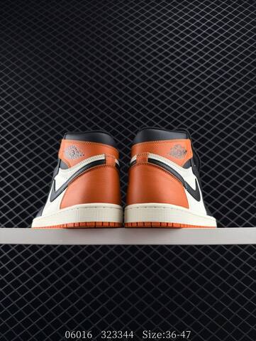 Jordan Air Jordan 1 Retro High OG DZ5485 008 Black White Orange EU 36-47 Basketball Shoe - Unisex (BS-81200)
