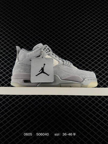 KAWS x Air Jordan 4 Retro Kaws Black AIR JORDAN 4 Aj4 Lifestyle (BS-79168)