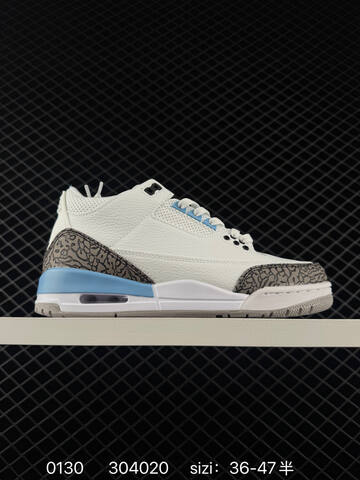 Jordan Air Jordan 3 Black Dark Gray EU 36-47 5 Basketball Shoe - Unisex (BS-79740)