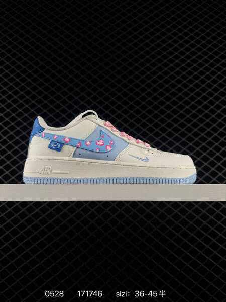 Nike Air Force 1 07 LV8 DB3301-212 sail light blue royal blue pink EU 36-45 lifestyle