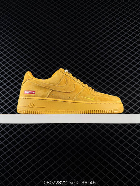 Nike Air Force 1 07 Low Supreme wheat yellow red EU 36-45 lifestyle