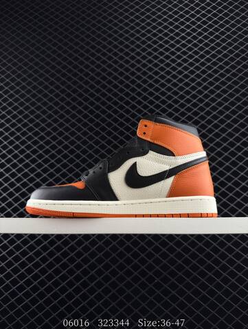 Jordan Air Jordan 1 Retro High OG DZ5485 008 Black White Orange EU 36-47 Basketball Shoe - Unisex (BS-81200)