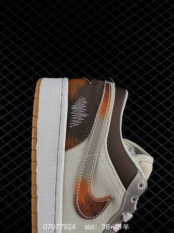Air Jordan 1 Low SE Multi-Color Distressed AIR JORDAN 1 Aj1 1 Jord Lifestyle (BS-79020)