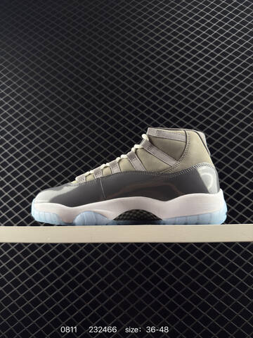 Jordan Air Jordan 11 Cool Grey White Light Blue EU 36-48 Basketball Shoe - Unisex (BS-80935)