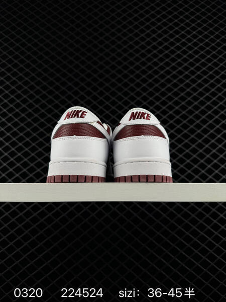 Nike SB Dunk Low Pro White Burgundy EU 36-45 5 skate lifestyle