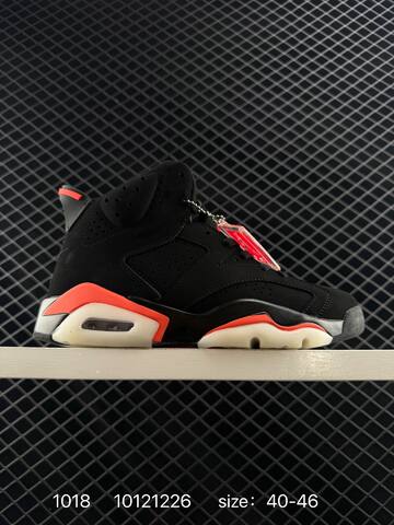 Jordan Air Jordan 6 Retro Olive Green Black Cream Red EU 40-46 Basketball Shoe - Men's (BS-80483)