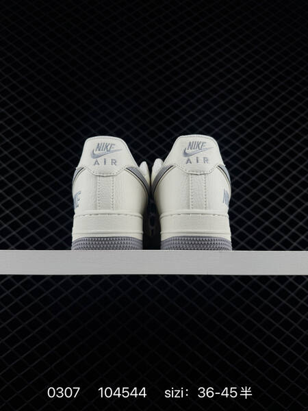 Nike Air Force 1 07 Low white gray with yellow accent 36-45 5 lifestyle