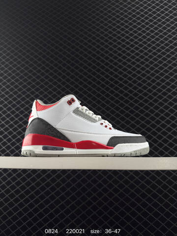 Jordan Air Jordan 3 Retro White Grey Orange Blue Black EU 36-47 Basketball Shoe - Unisex (BS-80843)