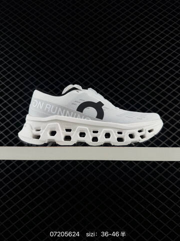 On Cloudmonster White Black EU 36-46 Running Shoe Running Sneakers - Unisex BS-85012
