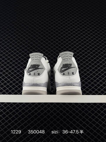 Jordan Air Jordan 4 Retro White Cement FV5029-100 White Grey Black Red EU 36-47 5 Basketball Shoe - Unisex (BS-79953)