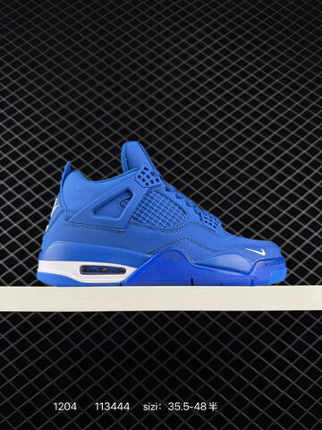 Jordan Air Jordan 4 HF4340-500 Royal Blue White EU 35 5-48 Basketball Shoe - Unisex (BS-80110)