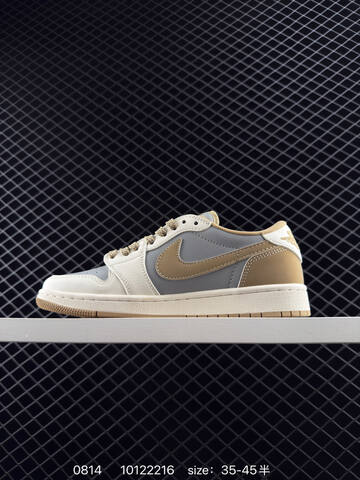 Jordan Air Jordan 1 Low Sail Grey Khaki EU 35-45 Sneaker - Unisex (BS-80919)
