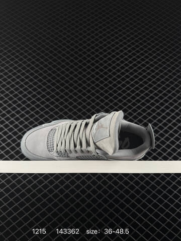 Jordan Air Jordan 4 Retro Nigel Sylvester Brick By Brick Cool Grey White EU 36-48 5 Basketball Shoe - Unisex (BS-80057)