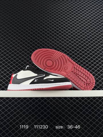 Jordan Air Jordan 1 Low Travis Scott DIY Sail Blue White EU 36-46 Sneaker - Unisex (BS-80231)