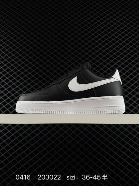 Nike Air Force 1 07 Black White with multicolor floral embroidery EU 36-45 half sizes available lifestyle
