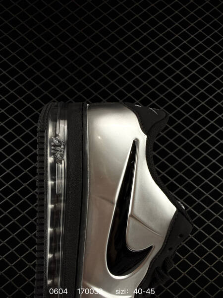 Nike Air Force 1 Low metallic silver black clear EU 40-45 lifestyle
