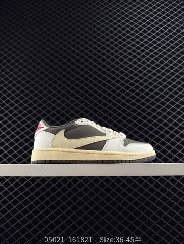 Jordan Air Jordan 1 Low Travis Scott Fragment DM7866-140 Sail Black Military Blue Cream EU 36-45 Sneaker - Unisex (BS-81321)