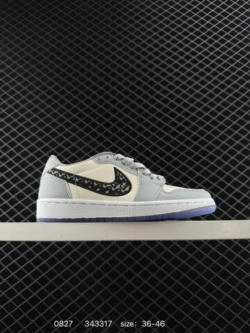 Jordan Air Jordan 1 Low White University Blue EU 36-46 Sneaker - Unisex (BS-80821)