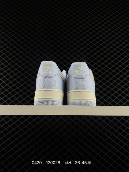 Nike Air Force 1 07 Light blue and cream white EU 36-45 half sizes available lifestyle