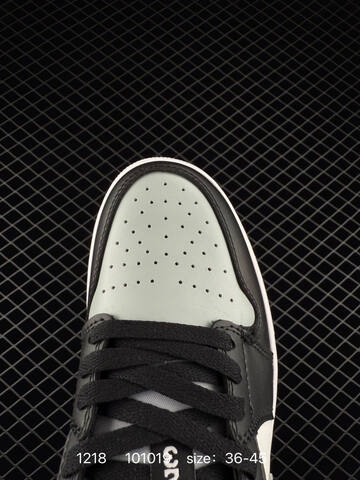Jordan Air Jordan 1 Low Black White Light Grey EU 36-45 Sneaker - Unisex (BS-80036)