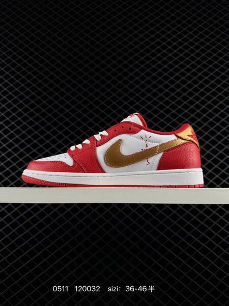 Jordan Air Jordan 1 Low Travis Scott red white gold EU 36-46 lifestyle