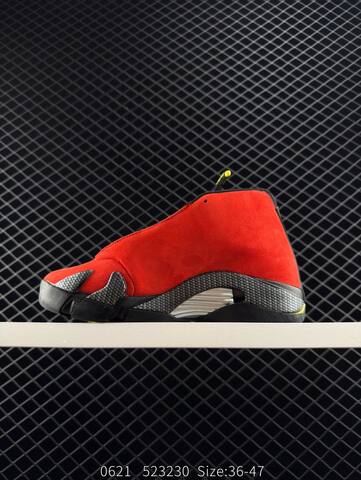 Jordan Air Jordan 14 Retro IF5015-600 Red Black Yellow Silver EU 36-47 Basketball Shoe - Unisex (BS-81168)