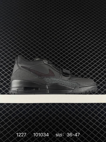 Jordan Air Jordan Legacy 312 Triple Black EU 36-47 Basketball Shoe - Unisex (BS-79984)