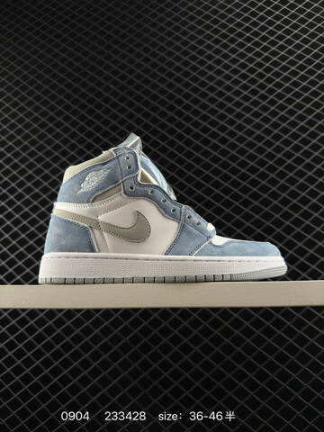 Jordan Air Jordan 1 Retro High OG Black Grey White EU 36-46 Basketball Shoe - Unisex (BS-80772)