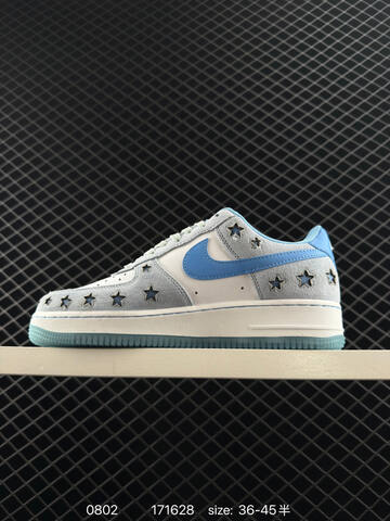 Nike Air Force 1 White Light Blue Mint Green EU 36-45 Sneaker - Unisex (BS-80980)