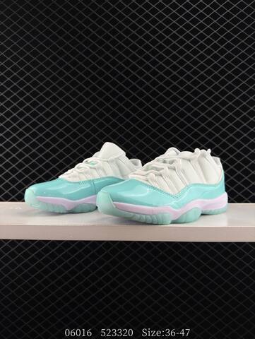 Jordan Air Jordan 11 Retro Low White Light Aqua EU 36-47 Basketball Shoe - Unisex (BS-81193)