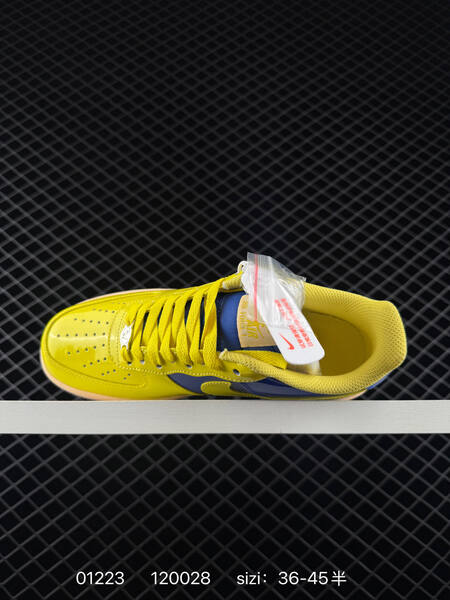 Nike Air Force 1 Mid 07 yellow and blue EU 36-45 lifestyle