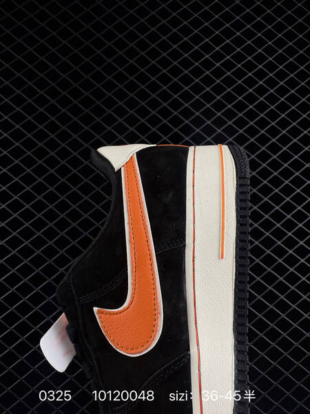 Nike Air Force 1 07 black orange white EU 36-45 lifestyle