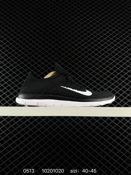 Nike Free 4 0 Flyknit orange black white EU 40-45 running