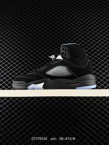 Air Jordan 5 Retro Black University Blue Replica AIR JORDAN 5 Aj5 Lifestyle (BS-78956)