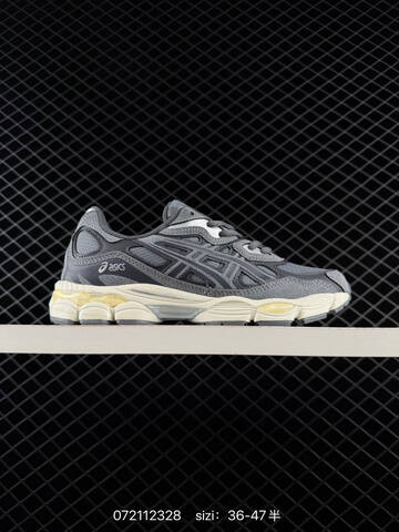 ASICS Gel-NYC Grey Cream Light Blue EU 36-47 Running Shoe Running Sneakers - Unisex (BS-81718)