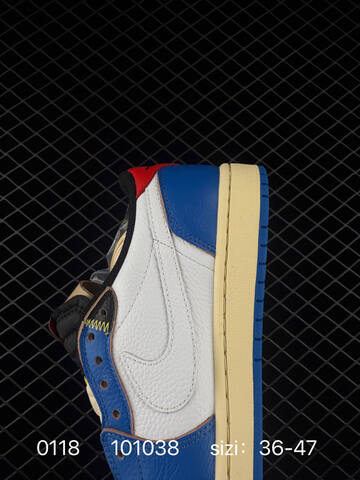 Jordan Air Jordan 1 Low OG SP Military Blue White Blue Red Cream Black EU 36-47 Sneaker - Unisex (BS-79809)