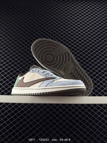 Jordan Air Jordan 1 Low Travis Scott Reverse Mocha Black White Sail EU 36-46 Sneaker - Unisex (BS-80937)