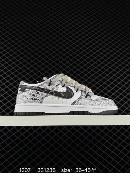 Nike SB Dunk Low assorted colorways shown white green black light grey white blue light blue cream green white with orange laces EU 36-45 5 skate lifestyle