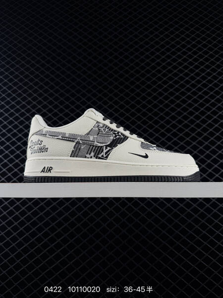 Nike Air Force 1 Low Multiple custom colorways including black white red off-white black denim off-white beige denim off-white pink EU 36-45 half sizes available lifestyle