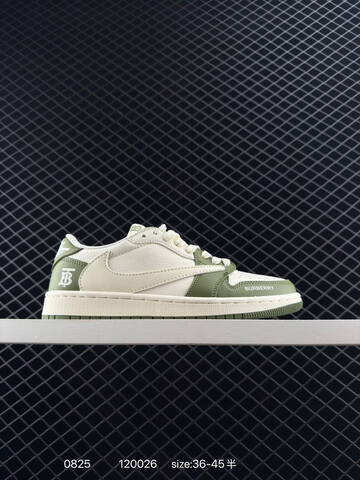 Jordan Air Jordan 1 Low Travis Scott Reverse Mocha Custom Sail Navy Blue White EU 36-45 Sneaker - Unisex (BS-80838)