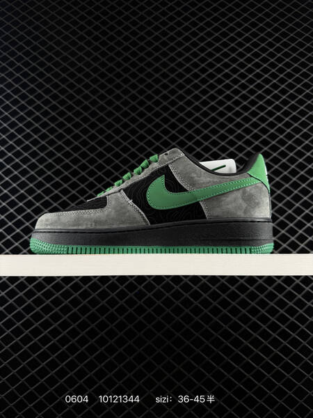 Nike Air Force 1 Low black grey green white EU 36-45 skate