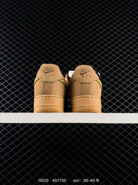 Nike Air Force 1 Low wheat tan gum yellow EU 36-45 sneaker