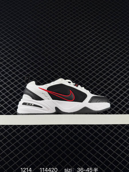 Nike Air Monarch IV White Black Blue EU 36-45 5 casual lifestyle