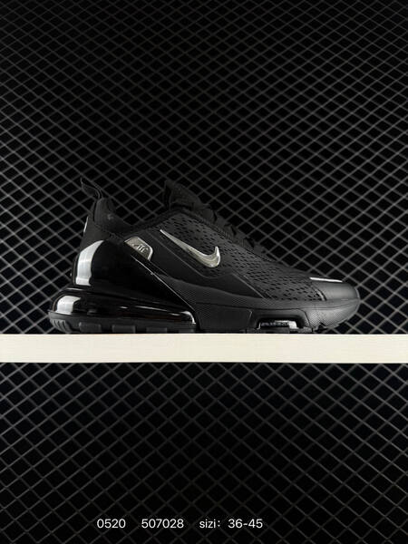 Nike Air Max 270 black silver EU 36-45 running
