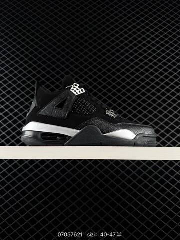 Air Jordan 4 Retro Black Cat AIR JORDAN 4 Aj4 4 Replica Lifestyle (BS-79025)