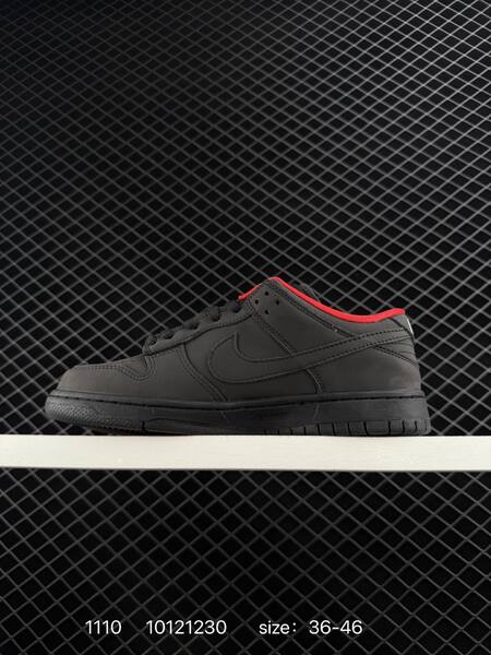 Nike SB Dunk Low Pro Black Red EU 36-46 skate lifestyle