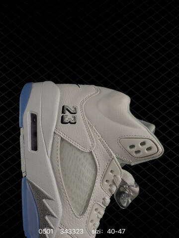 Air Jordan 5 Retro Metallic White Replica AIR JORDAN 5 Aj5 Lifestyle (BS-79364)