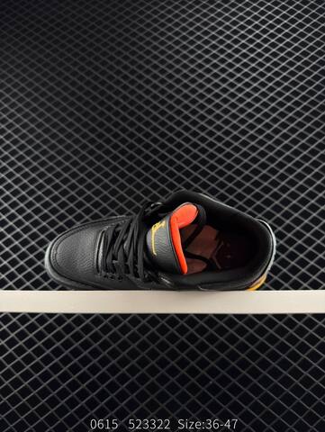 Jordan Air Jordan 3 Retro Black Orange Yellow Red EU 36-47 Basketball Shoe - Unisex (BS-81202)