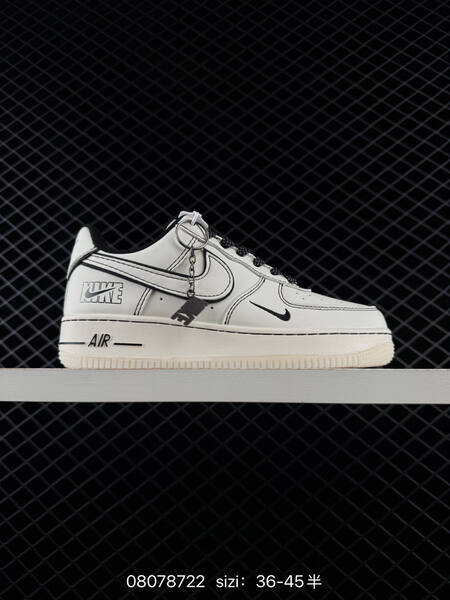 Nike Air Force 1 07 off white black EU 36-45 lifestyle